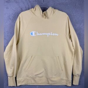 Women’s champion hoodie yellow size xl